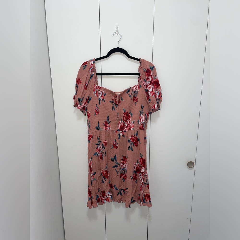 BOG Collective Floral Print Dress
